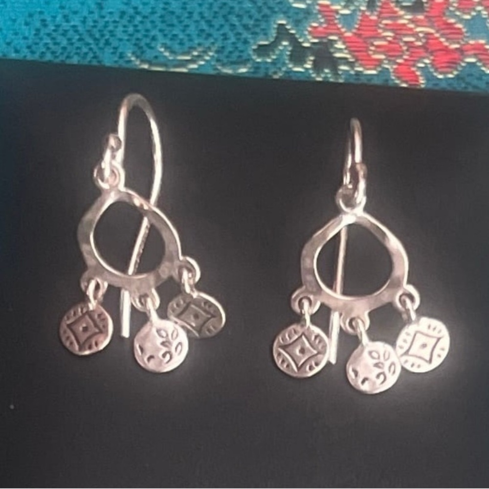 Silpada Dainty Silver Drop Dangle Earring Collection - 3 Pairs - Picture 3 of 5